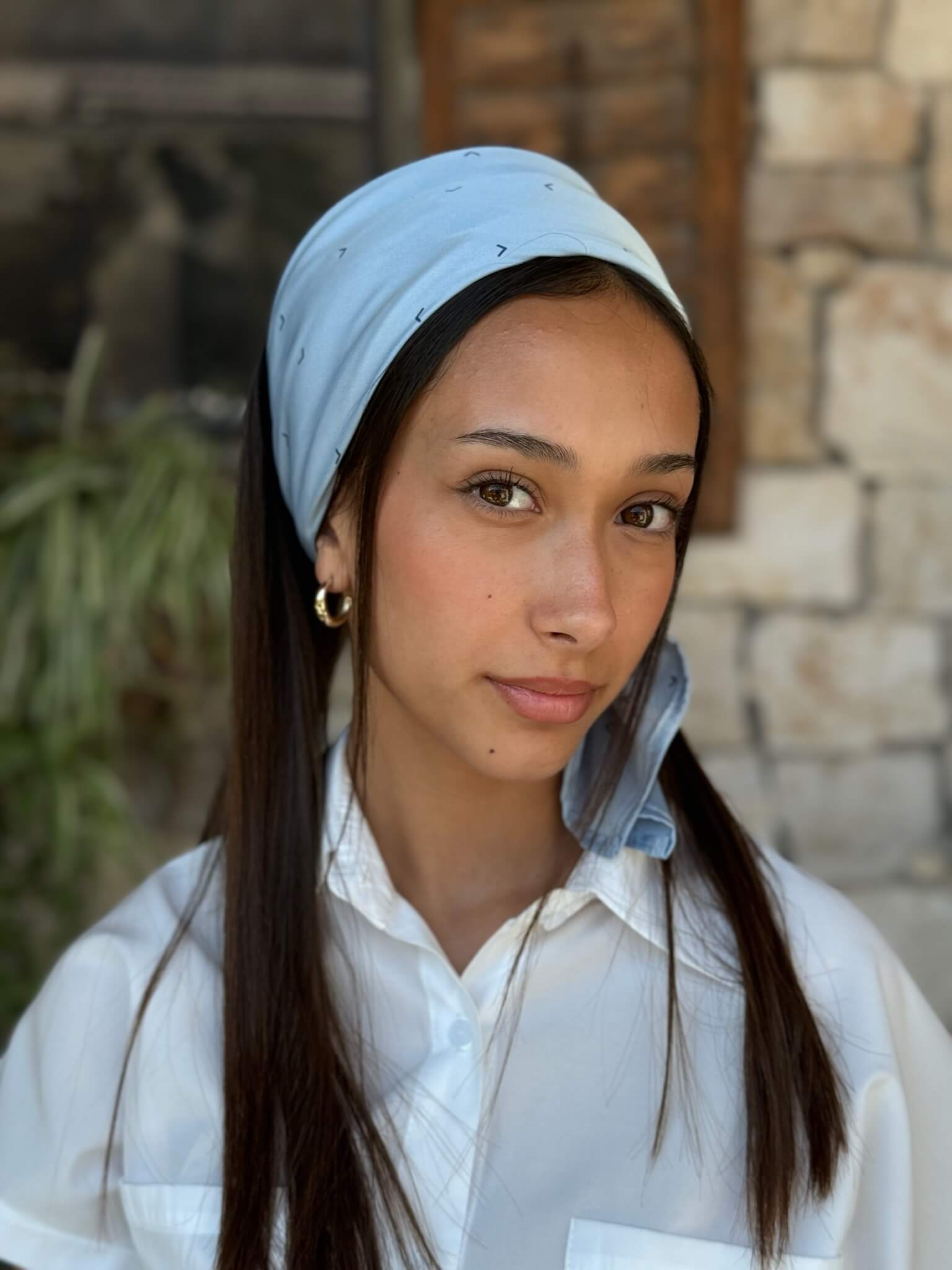 ריבוע שיפון תכלת
