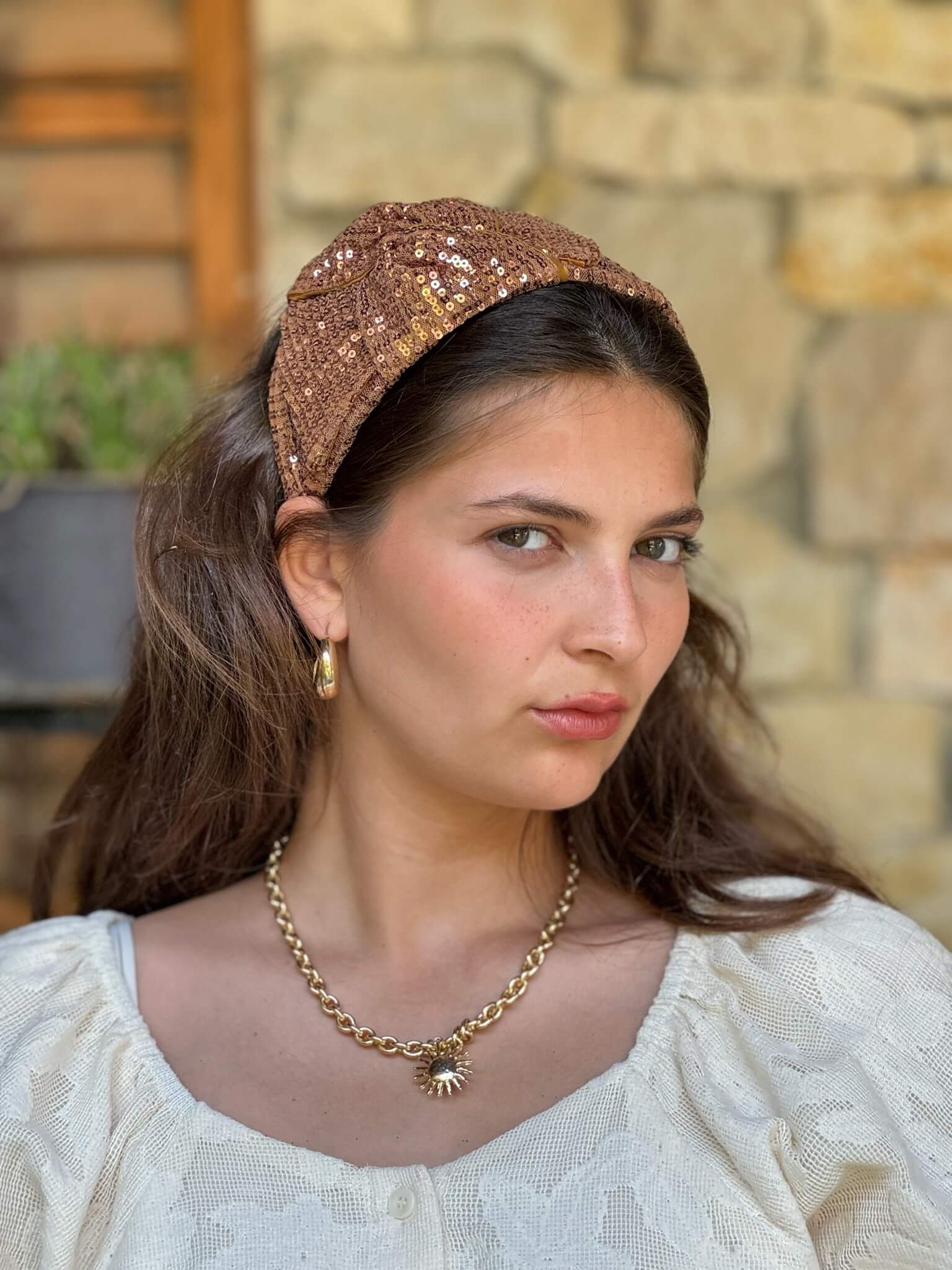 קשת לשיער פייט ברונזה