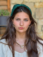 קשת לשיער פייט ירוק אמרלד