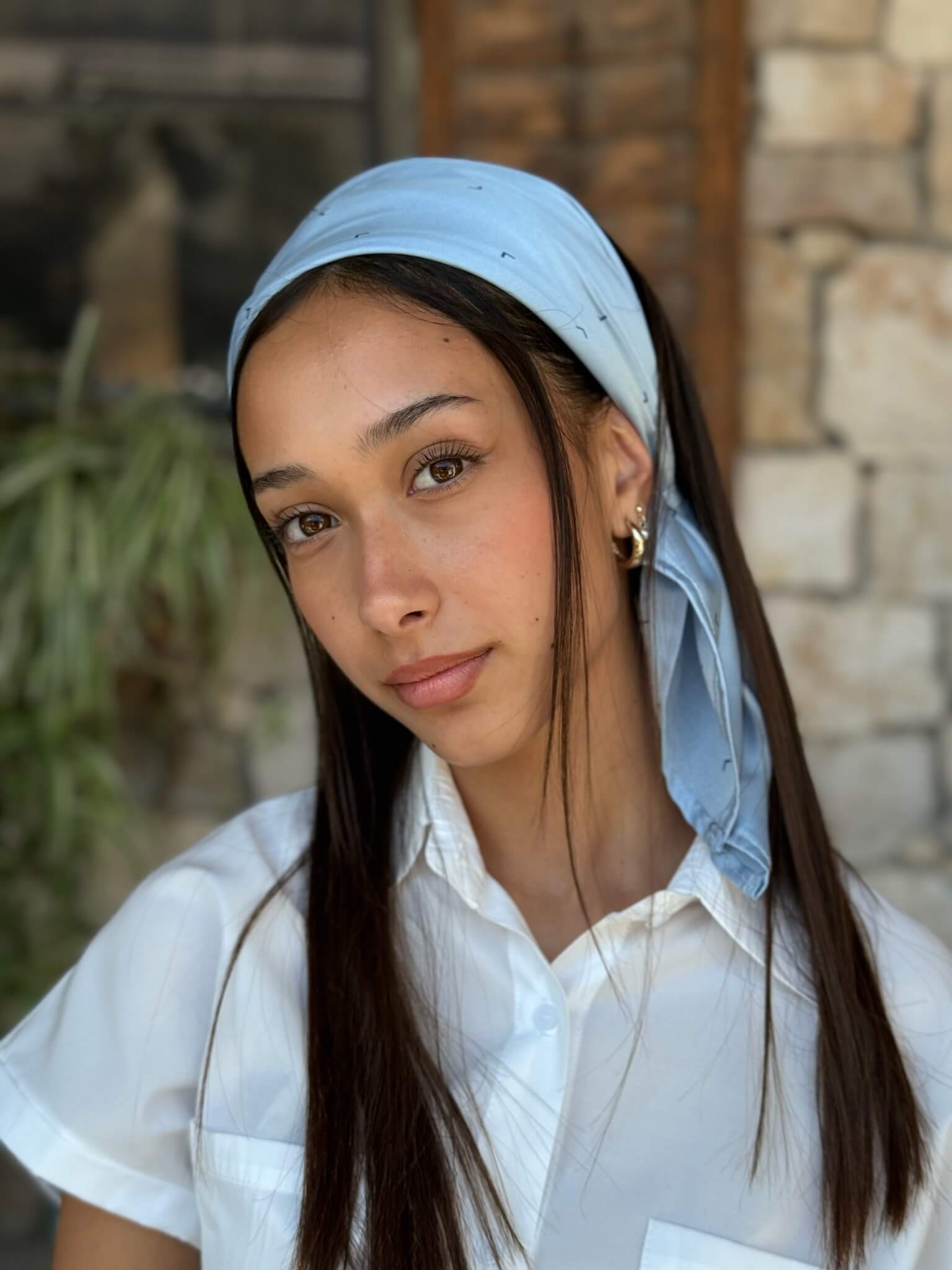 ריבוע שיפון תכלת