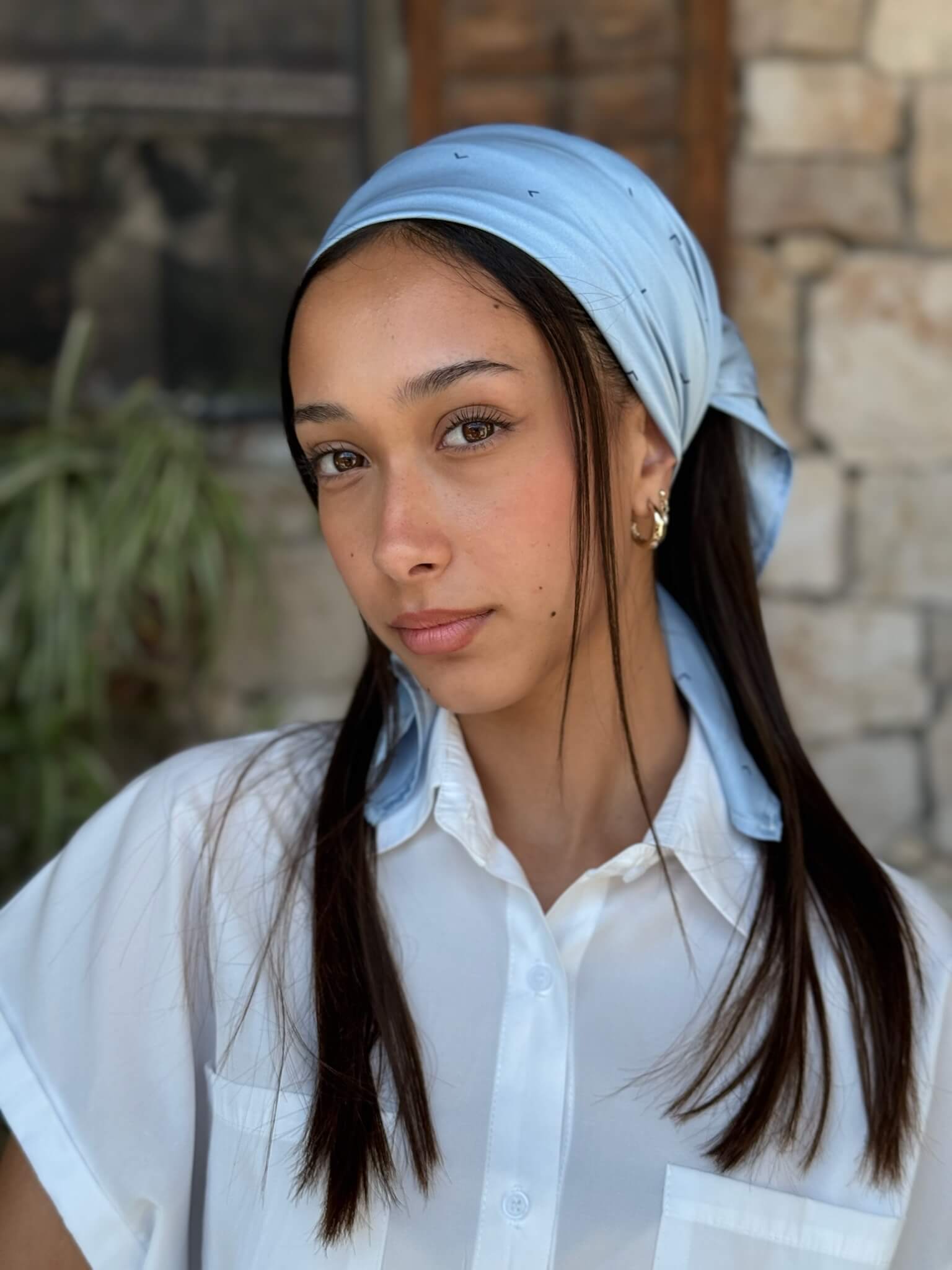 ריבוע שיפון תכלת